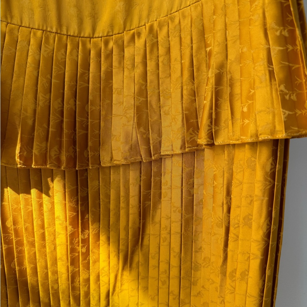 Johanna Ortiz Mustard Long Sleeve Dress - Picture 2 of 6